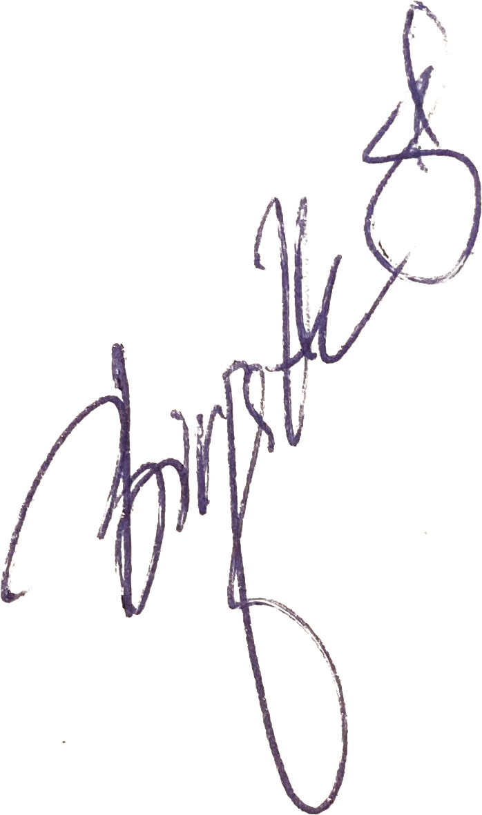 Birgitte Sørensens underskrift